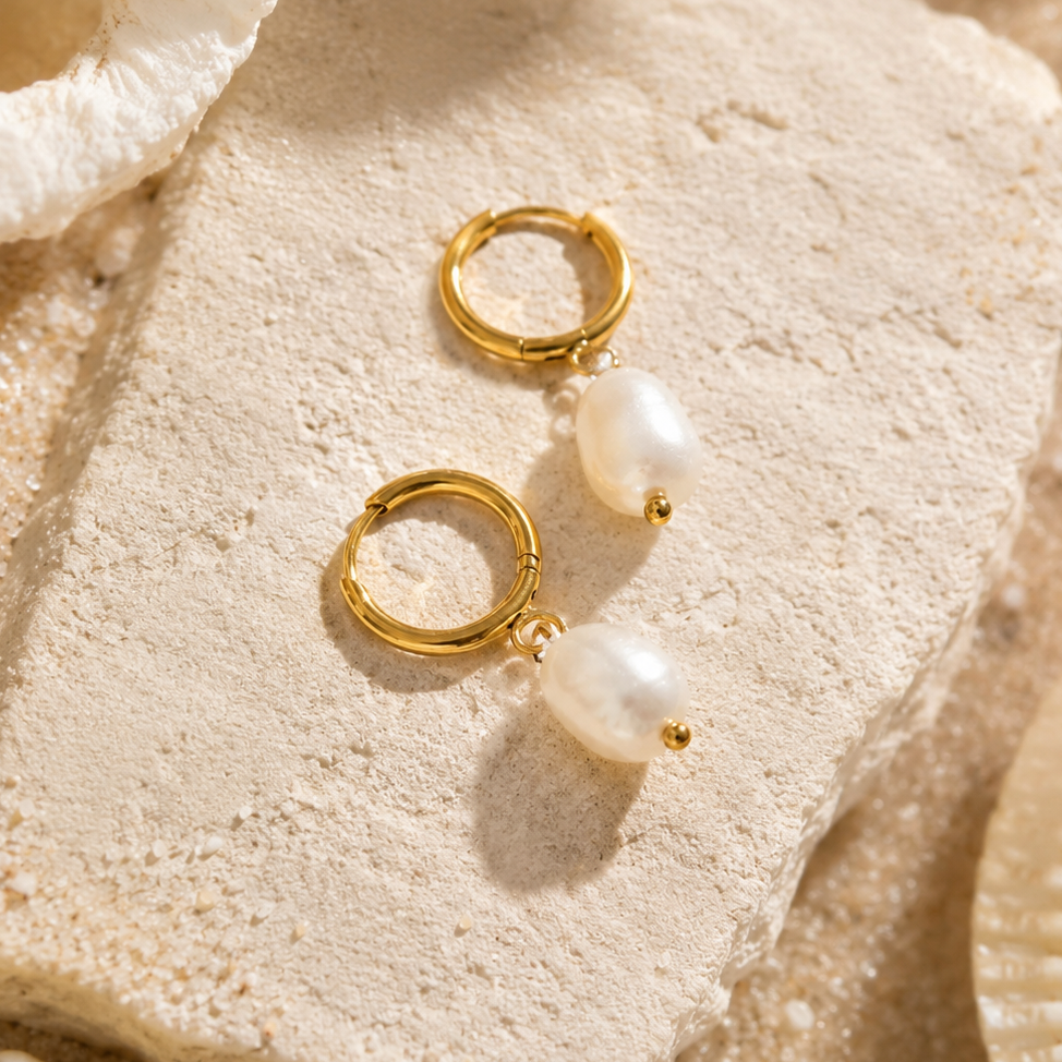 Paria Pearl Earrings