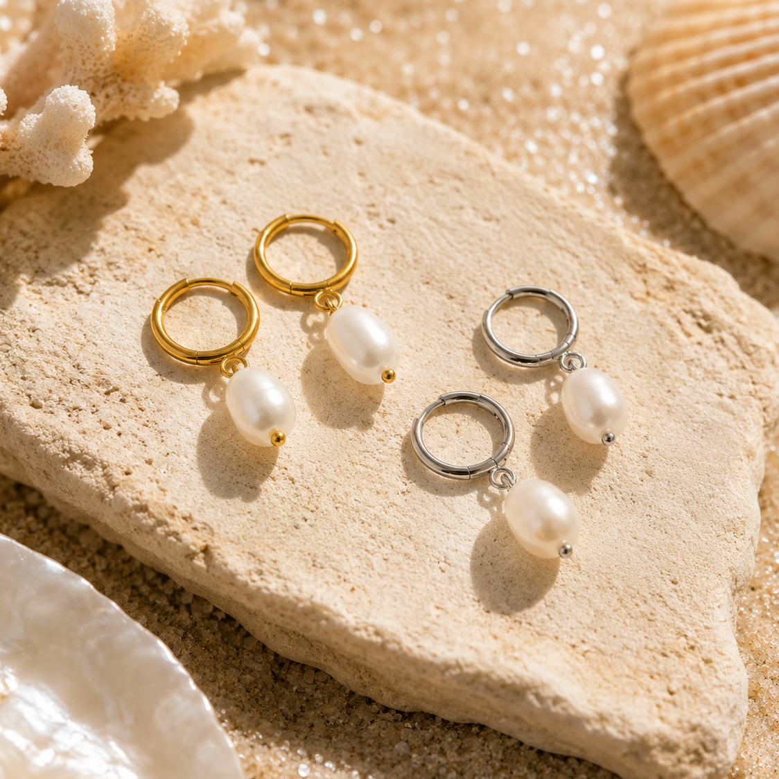 Paria Pearl Earrings